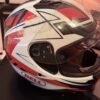 hel2 Bell Motorcycle Helmet - Size: M 57-58 CM - Beautiful Red, Black & White