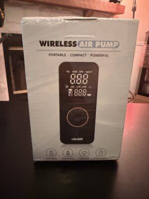LOLSSA Wireless Air Pump Portable Inflator Digital Display 11.1V